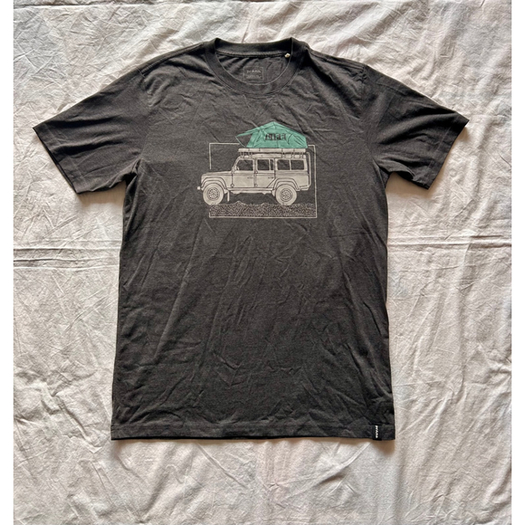 Prana Camp Fire Journeyman Tee – Men’s M – Organic Cotton Blend – GUC - Picture 2 of 10